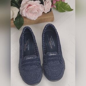 Skechers Women's Navy Slip-On Shoes